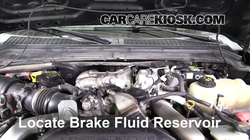 2010 Ford F-250 Super Duty XLT 6.4L V8 Turbo Diesel Standard Cab Pickup Liquide de frein